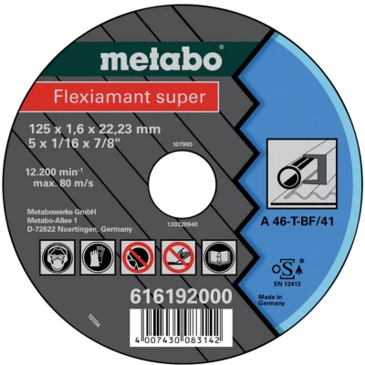 Afbeelding van Metabo 616192000 Doorslijpschijf recht 25 stuk(s)