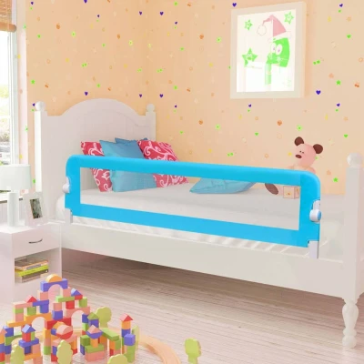 Afbeelding van vidaXL Bedhekje peuter 120x42 cm polyester blauw