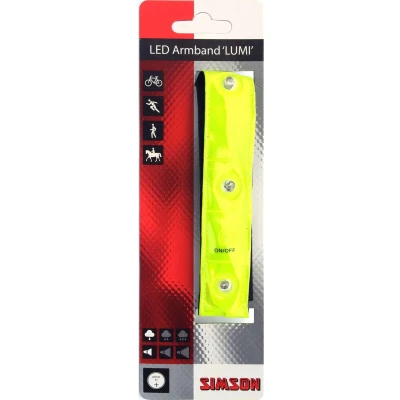Afbeelding van Simson Reflectie Armband Lumi LED incl. Batterijen