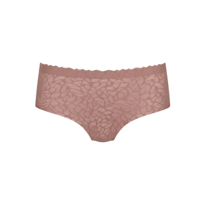 Afbeelding van Sloggi dames ZERO Feel Lace naadloze hipster in de kleur Oudroze, maat: XL