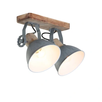Afbeelding van Plafondlamp Gearwood 7969GR Grijs