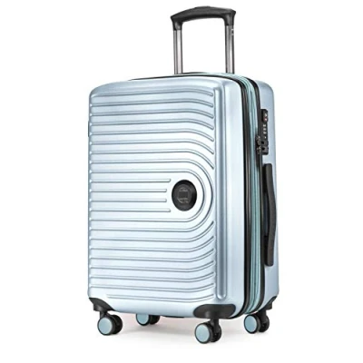 Image de HAUPTSTADTKOFFER Mitte bagage à main 55x40x23, TSA, 4 roulettes, valise de voyage, rigide, main, cabine, Bleu piscine