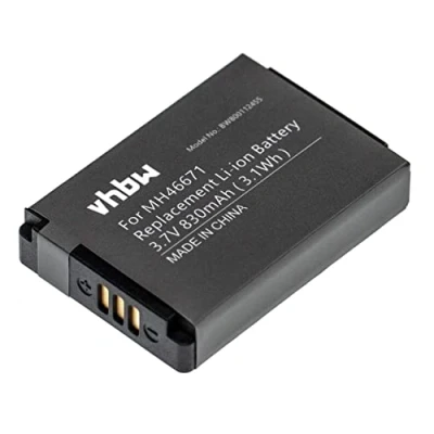 Afbeelding van vhbw Li ION batterij 830 mAh (3,7 V) voor hoofdtelefoon Parrot ZIK 2.0, 3 zoals 1ICP7/28/35, MH46671, PF56100.