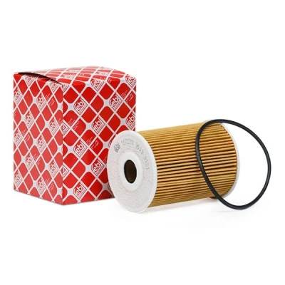 Afbeelding van FEBI BILSTEIN 107278 Oliefilter Met afdichtring Filter insert NISSAN: Patrol GR 5 SUV, Cabstar, TERRANO 2, RENAULT: MASTER 2 Kasten