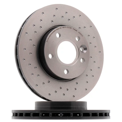 Afbeelding van BREMBO 09.A905.1X Remschijf 278 25 5 geperforeerd/interne ventilatie Gecoat High carbon VOLVO: V40 Hatchback, V50, C30, FORD: FOCUS 3, C Max 2