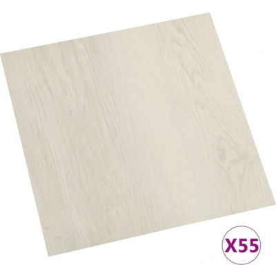 Afbeelding van Vloerplanken zelfklevend 55 st 5,11 m² PVC beige
