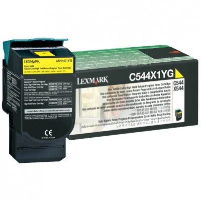 Image de Toner Lexmark C544X1YG Jaune