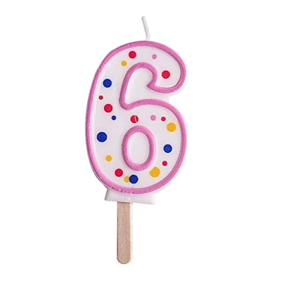 Afbeelding van Cijferkaars #6 roze PME