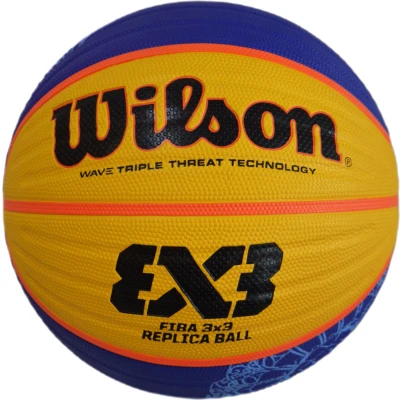 Afbeelding van Wilson FIBA 3X3 Paris 2024 Replica Ball WZ3015001XB, Unisex, Geel, basketbal, maat: 6