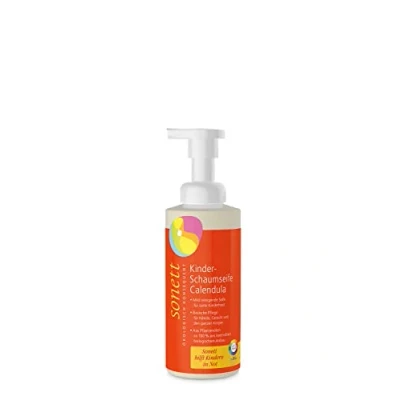 Afbeelding van Calendula schuimzeep voor kinderen: zachte reinigingszeep de gevoelige kinderhuid, 200 ml