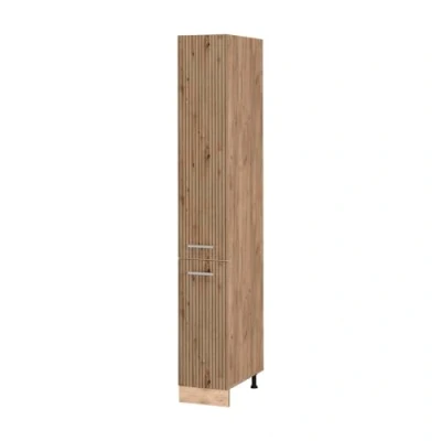 Afbeelding van Vicco Apotheekkast R Line, Artisanaal eiken/Krachtige eik goud, 30 cm