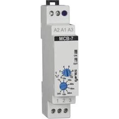 Afbeelding van ENTES 101583 MCB 7 Tijdrelais Monofunctioneel 24 V/DC, V/AC, 230 V/AC 1 stuk(s) Tijdsduur: 0.1 s 30 h 1x wisselcontact