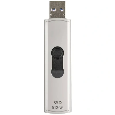 Afbeelding van Transcend ESD320A 512 GB Externe SSD harde schijf USB A Grijs TS512GESD320A