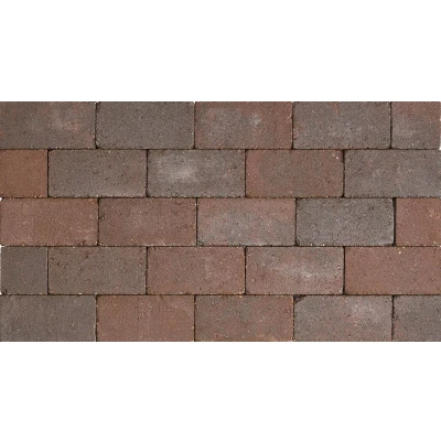 Afbeelding van Antieke trommel betonstraatsteen 21x10,5x6 cm groningerbruin