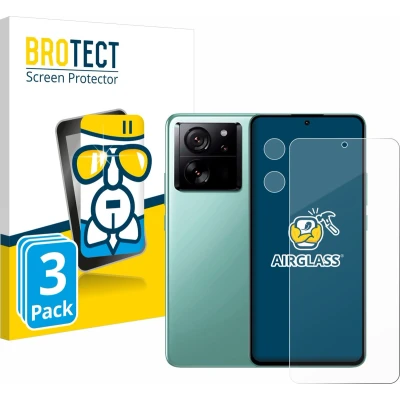 Afbeelding van BROTECT Screenprotector voor Xiaomi 13T (Voor+Camera) Folie Beschermfolie Beschermglas transparant (3 Stuks)