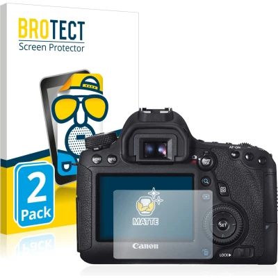 Afbeelding van BROTECT Screenprotector voor Canon EOS 6D Folie Beschermfolie matte (2 Stuks)