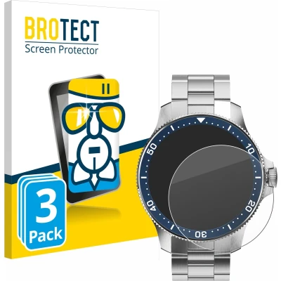 Afbeelding van BROTECT AirGlass kogelwerende glasfolie, Smartwatch beschermfolie, Transparant