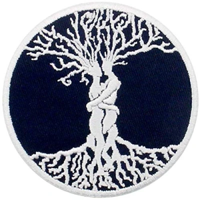 Afbeelding van Geborduurde patch &quot;The Tree of Life&quot; om op te strijken naaien