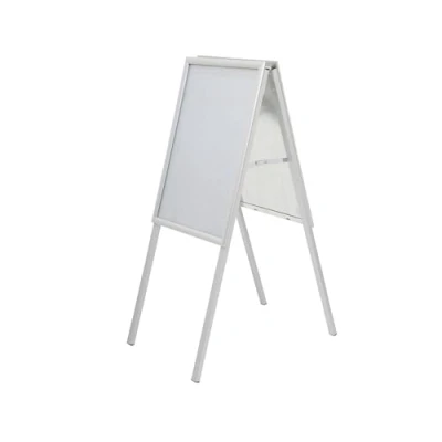 Afbeelding van MAULpublic Stoepbord zilver aluminium A2 1 stuk 67.3 x 45 105 cm MAUL