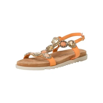 Afbeelding van Tamaris Sandalen, Dames, Maat: 37, Orange Leer