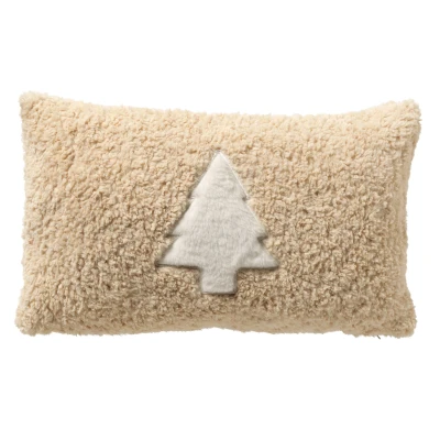 Afbeelding van MARIT Kussenhoes 30x50 cm met teddykrullen Natural beige