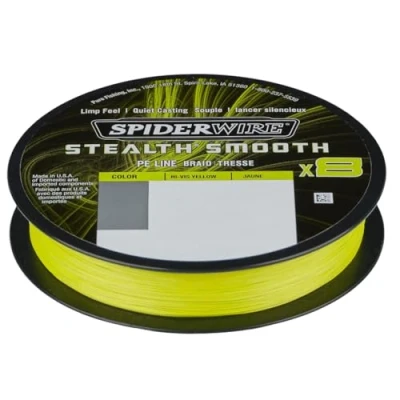 Afbeelding van Spiderwire Stealth Smooth8 Hi Vis Yellow (150m) Maat : 0.06mm