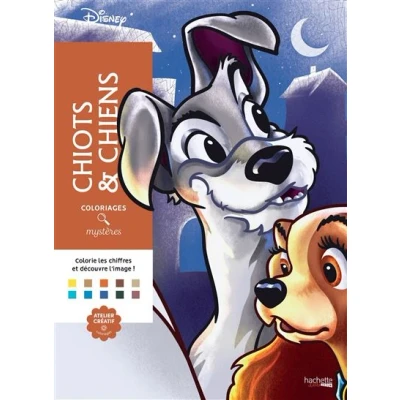 Image de Coloriages mystères Disney Chiots et chiens