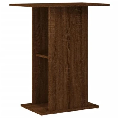 Afbeelding van vidaXL Aquariumstandaard 60,5x36x72,5 cm bewerkt hout bruin eikenkleur