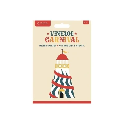 Afbeelding van CC Vintage Carnival Snijmal/Stencil Helter Skelter