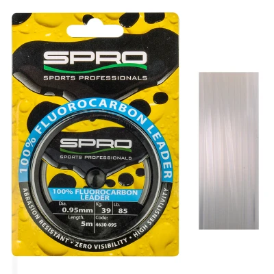 Afbeelding van Spro 100% Fluorocarbon Leader Maat : 5m 0.85mm 32 kilo