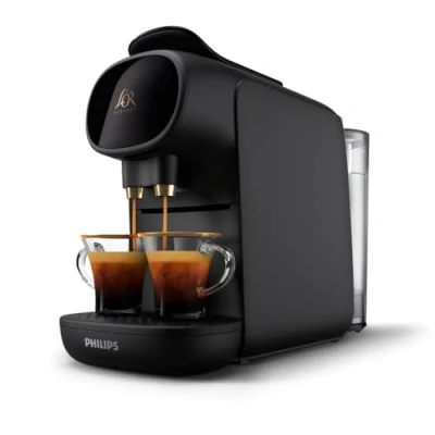 Image de Philips L&#039;OR Barista Machine à Café capsules Système Double Dose, 19 Bars, Compatible Nespresso, Reconnaissance Capsule, Plateau Récolte Gouttes Ajustable, Piano Noir (LM9012/66)