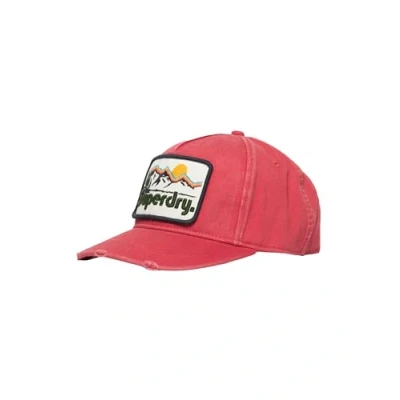 Afbeelding van Superdry graphic Trucker Pet, Heren, Maat: One Size, Red