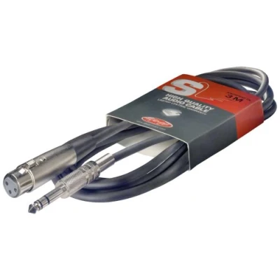 Afbeelding van Stagg SAC6PSXF DL Symmetrische kabel Jack XLR F