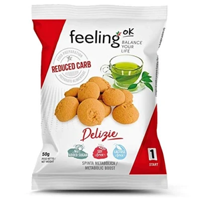 Afbeelding van FeelingOK Delizia vanille citroen koekjes (50 gr)