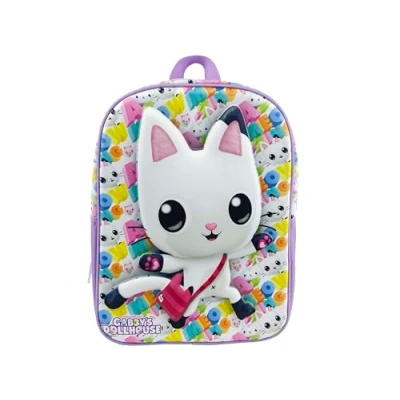 Afbeelding van Gabby rugzak, tas, schoolbenodigdheden, kleuterschool, accessoires, paars, officieel product (CyP Brands), Estándar, Rugzak 30 cm EVA 3D, Paars., 3D