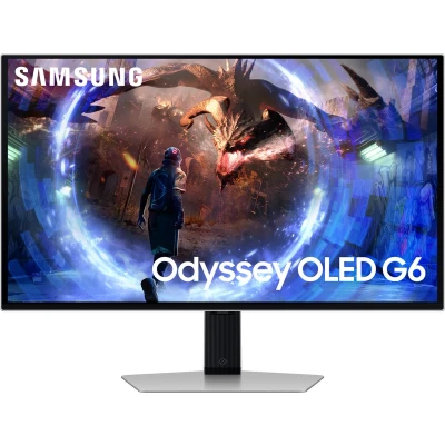 Afbeelding van Samsung Odyssey OLED G6 S27DG600SU Gaming monitor Energielabel G (A G) 68.6 cm (27 inch) 2560 x 1440 Pixel 16:9 0.03 ms HDMI, DisplayPort, Hoofdtelefoon (3.5