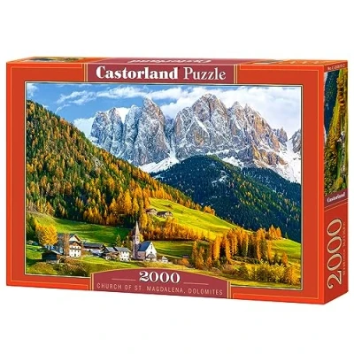 Afbeelding van Church of St. Magdalena Dolomites Legpuzzel 2000 stukjes