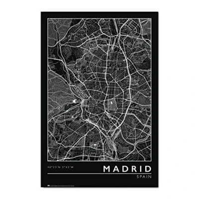 Afbeelding van Poster Madrid City Map 61x91,5cm