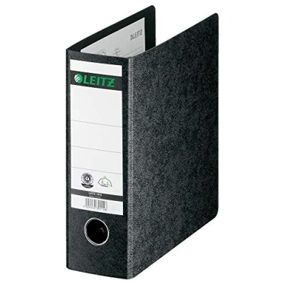 Afbeelding van Leitz 180 kartonnen ordner ft A5, rug van 7,7 cm, zwart