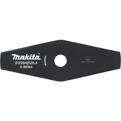 Afbeelding van Makita 2 tands grassnijmes staal twee tanden voor zeisen en bosmaaiers 255 x 25.4 mm ( D 66064 )