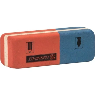 Image de Brunnen gomme Classicjunior 5,7 x 2 cm rouge/bleu