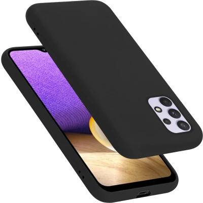 Afbeelding van Cadorabo Hoesje geschikt voor Samsung Galaxy A33 5G in LIQUID ZWART Beschermhoes gemaakt van flexibel TPU silicone Case Cover
