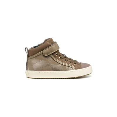 Afbeelding van Geox Kalispera Sneakers hoog voor kinderen, Maat: 34, Smoke grey platinum Schoenen