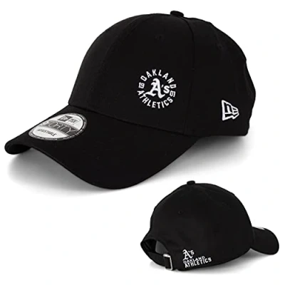 Afbeelding van New Era 9FORTY 940 MLB NFL NBA Lakers Yankees Dodgers 49ers Baseball Cap, Oakland Athletics Zwart