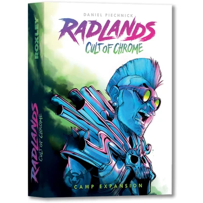Afbeelding van Roxley Games Radlands Cult of Chrome Extension voor post apocalyptisch kaartspel met hoog octaangehalte presenteert nieuwe kampen oneindige herspeelbaarheid Strategiespel bij