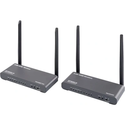 Afbeelding van SpeaKa Professional SP HDE 620 Draadloze HDMI set 100 m 5 GHz 3840 x 2160 Pixel Met loop functie