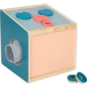 Afbeelding van Small Foot Houten Sensorische Voeldoos met lenzen Zintuiglijk