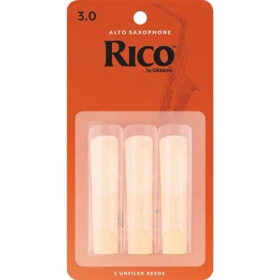 Image de D&#039;Addario RJA0330 Anches saxophone alto, force 3.0, boîte de 3