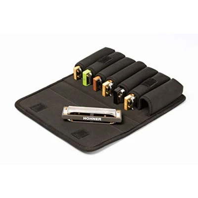 Afbeelding van Hohner FlexCase M Opbergmap voor 7 mondharmonica&#039;s topkwaliteit materiaal beschermend
