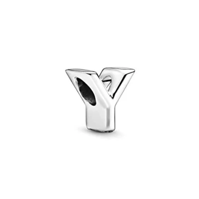 Afbeelding van Pandora Charm letter Y zilver, Sterling Geen edelsteen